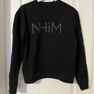 NHim Black Crewneck Sweatshirt